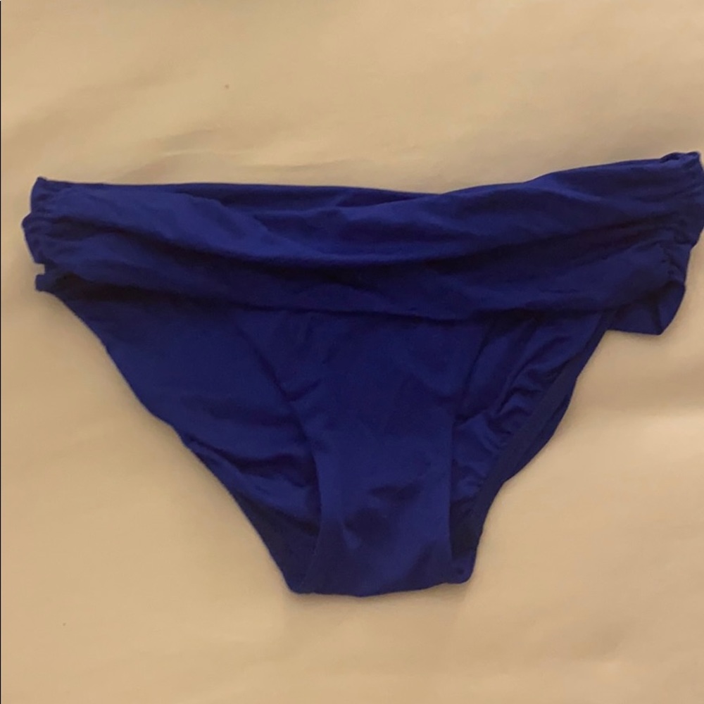 Small Blue Full Coverage Vitamin A Bikini Bottoms